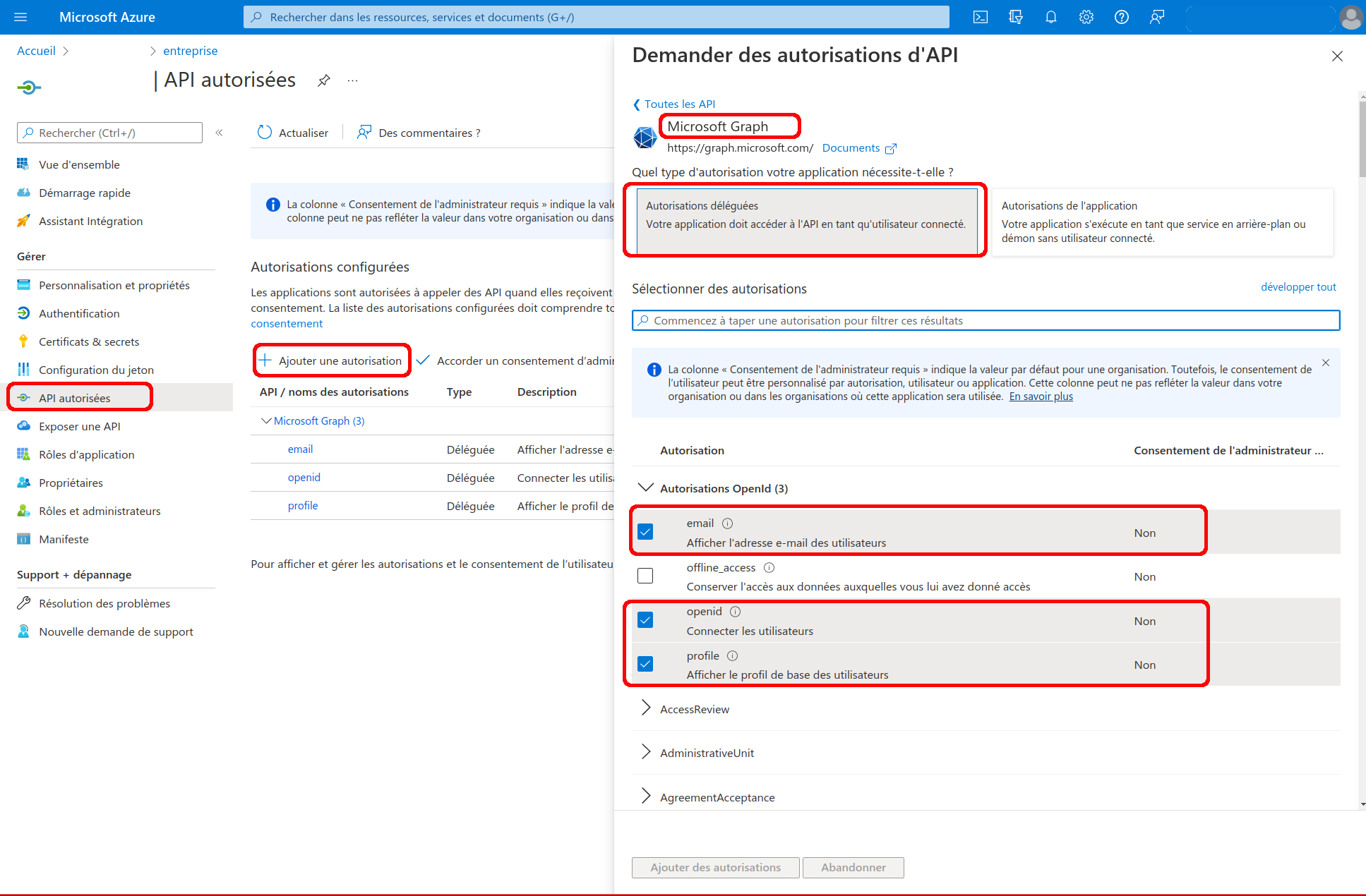 authorizations